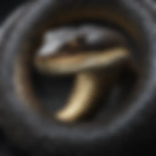 Sleek Orkin Snake Coiled Up