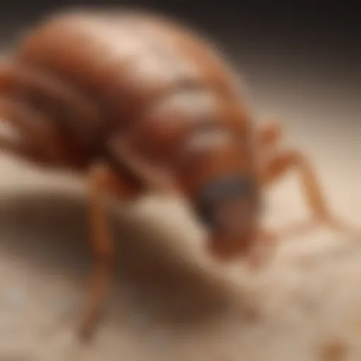 A microscopic view of bed bugs affected by Ortho Home Defense Max