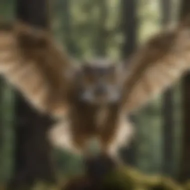 Owl Decoy with Rotating Head Feature