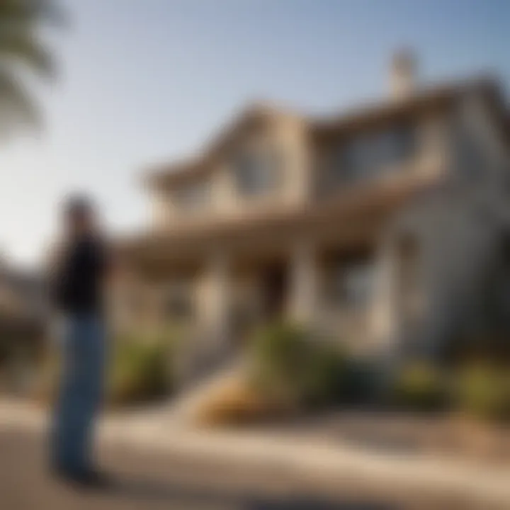 Palmdale, CA exterminator conducting thorough property inspection