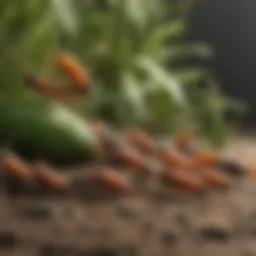 Illustration depicting the lifecycle of common household pests