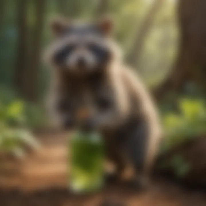 Peppermint Oil as a Natural Deterrent for Raccoons Natural Pest Repellent with Peppermint Oil