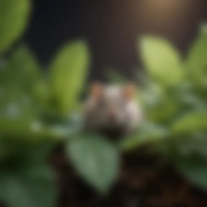 Integration of Peppermint in Pest Management Strategies Peppermint leaves incorporated in pest control