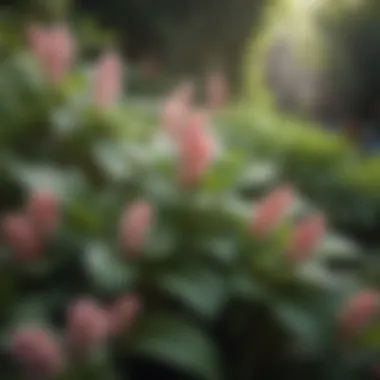 Lush Peppermint Plant in a Vibrant Garden Setting Aromatic Peppermint Plant