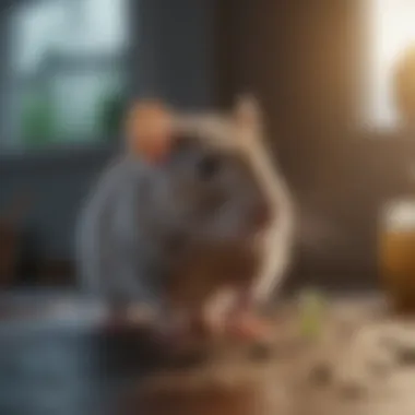 Efficacy Testing of Peppermint as Rodent Repellent Laboratory setup testing peppermint repellent