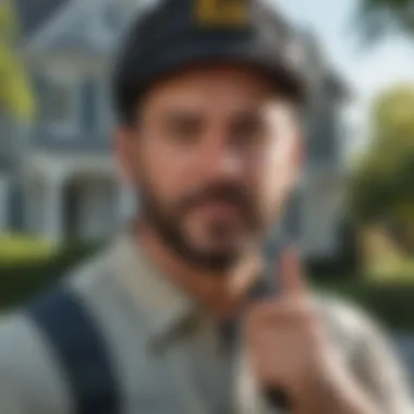 Exterminator providing personalized pest control plan