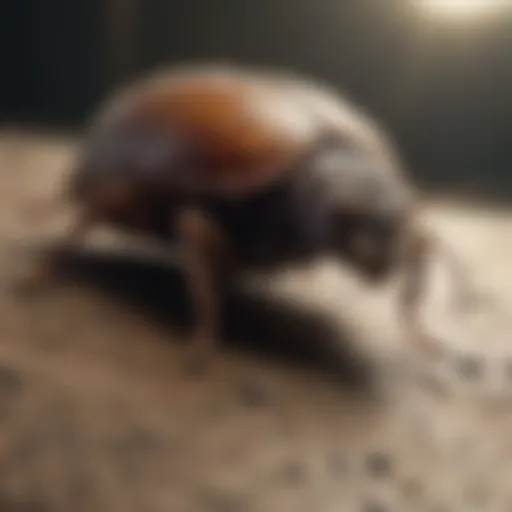 Detailed view of common pests in Bloomington, IN