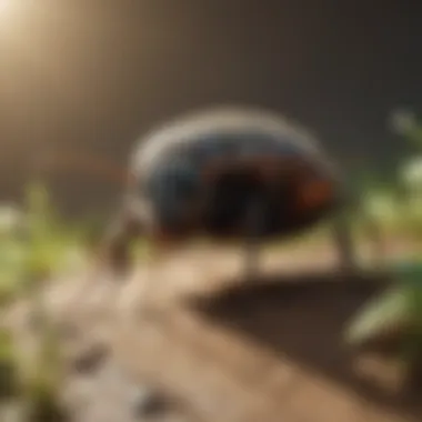 Illustration highlighting the correlation between pest control and environmental harmony