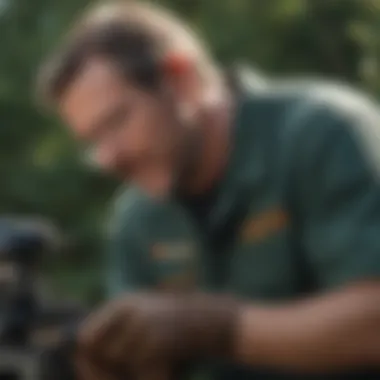 Cutting-Edge Pest Management Tools Technician Using Advanced Pest Control Equipment