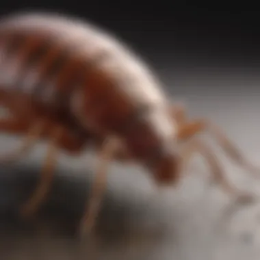 Professional pest control expert inspecting bed bug infestation