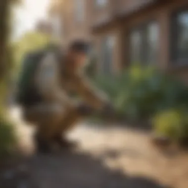 Visual representation of eco-friendly pest control methods