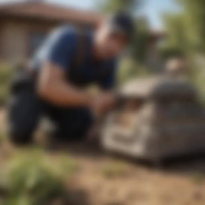 Professional pest management techniques in action