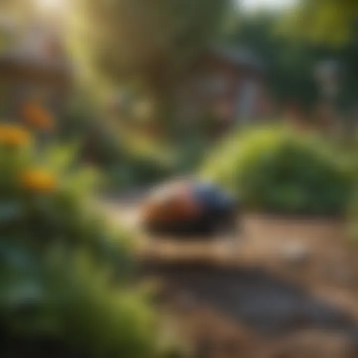 Sustainable pest control solutions highlighted in a garden setting