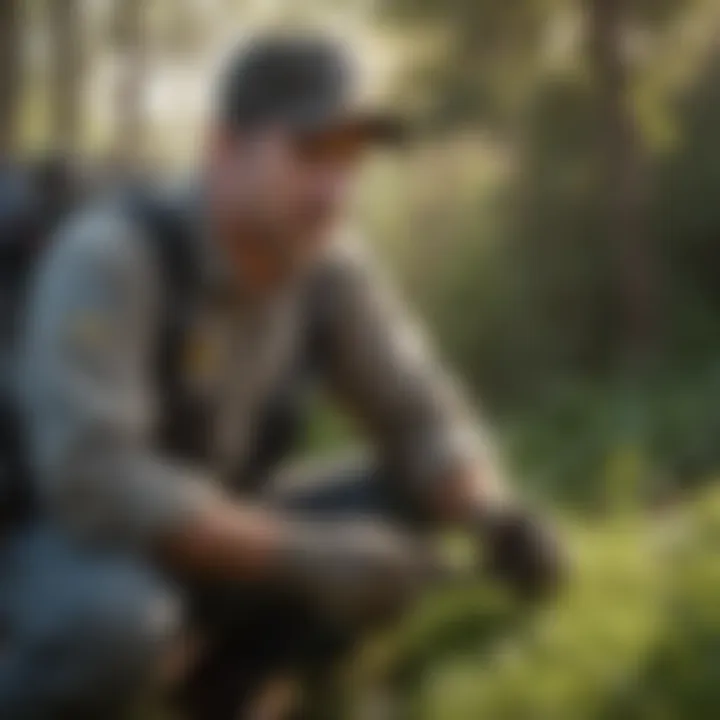 Pest control technician using eco-friendly methods