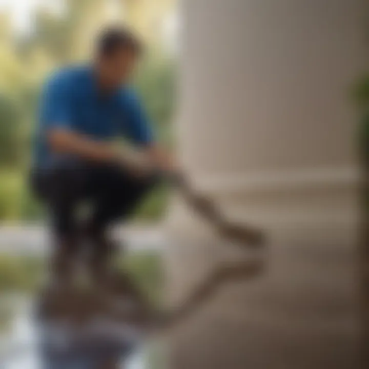 Pest control treatment being applied by Massey Services in Lake Mary