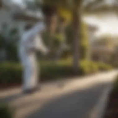 Effective Pest Control in Palm Harbor Pest control treatment being applied in Palm Harbor