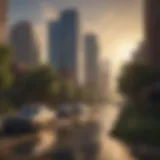 Illustration depicting Pest Force's impact on the local environment in Houston