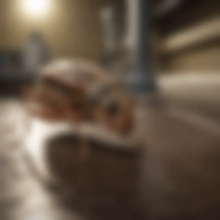 Illustration of a meticulous pest inspection in Livingston, NJ