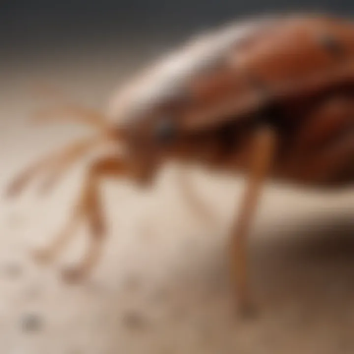 Illustration depicting the physiological response to bed bug bites