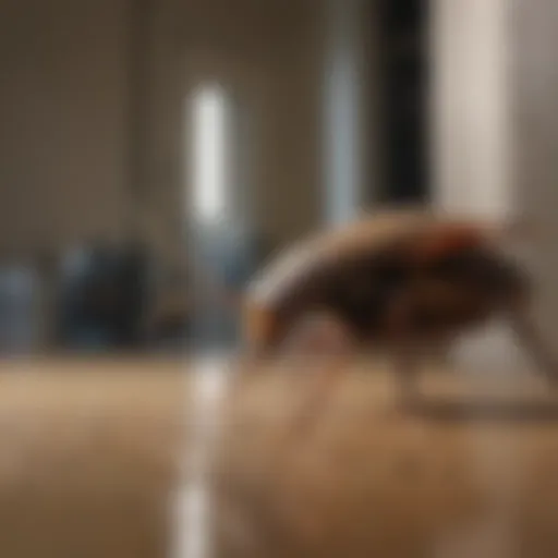 Precision Spraying Technique for Roach Eradication