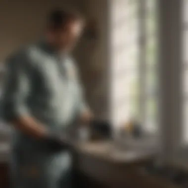 Pest Inspection in Springfield, MO A professional pest control technician inspecting a property for infestations