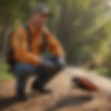 Professional exterminator applying eco-friendly pest control solutions