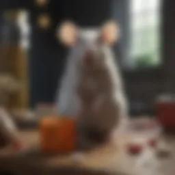 Professional rat poison block composition