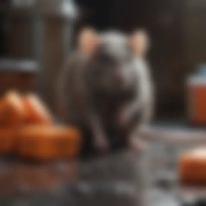 Proper disposal of rat poison blocks