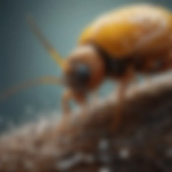 Artistic representation of the unique characteristics of pyrethrin
