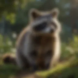 Raccoon deterrent plants in garden