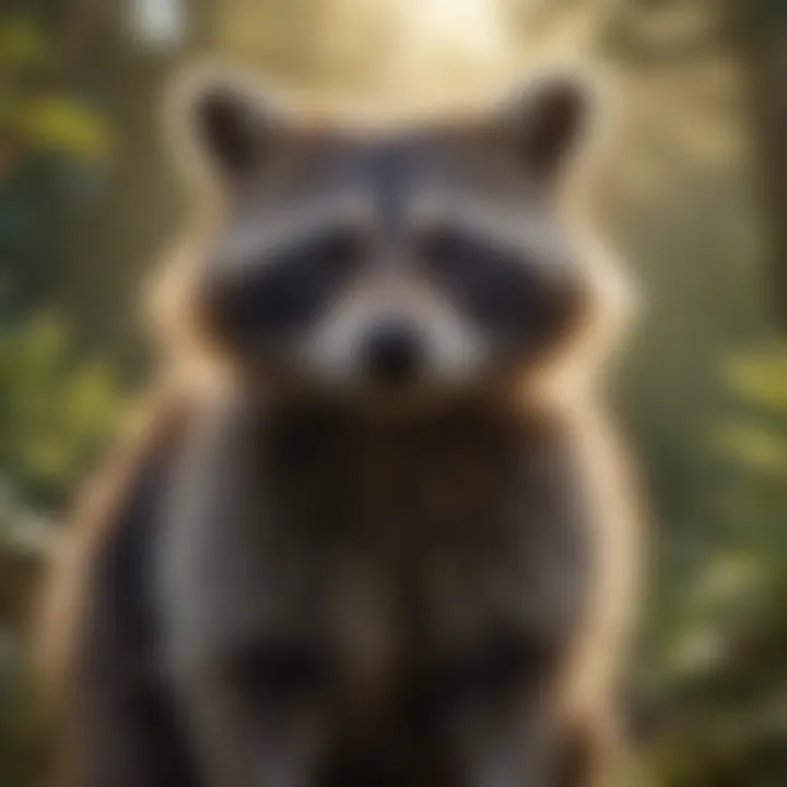 Raccoon Deterrent Plants Illustration