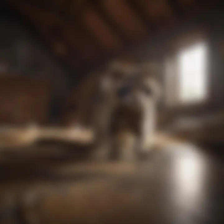 Uninvited Guest: Raccoon Intrusion in Attic Raccoon in attic