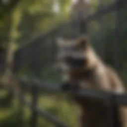 Raccoon-proof Fence