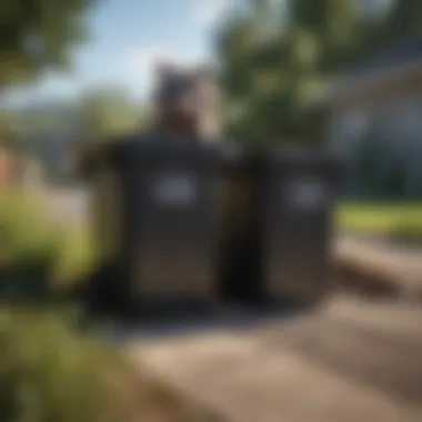 Securing Trash Bins Against Raccoons Raccoon Proof Trash Bins