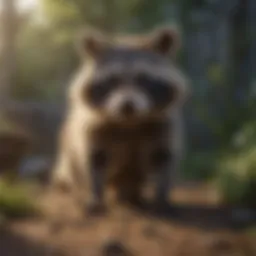 Raccoon Proofing Your Home Illustration