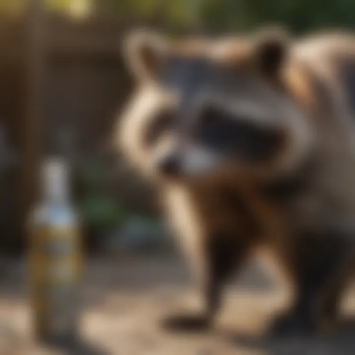 Raccoon Repellent Spray Bottle