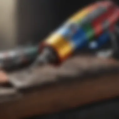 Vibrant Tools of the Trade Colorful Rainbow Exterminator Gear