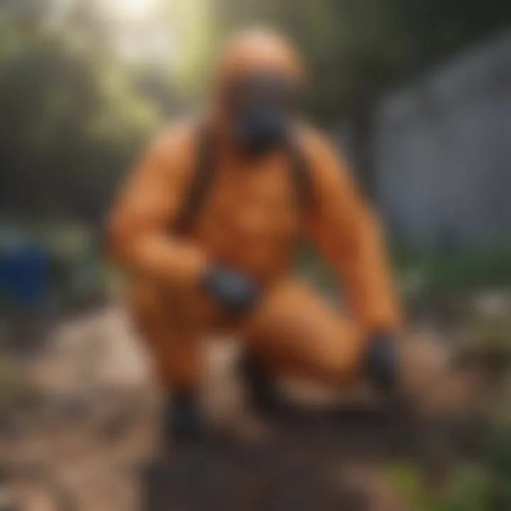 Biohazard cleanup after rat discovery in yard