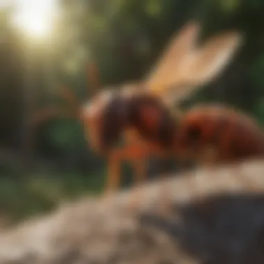 Red wasp prevention techniques