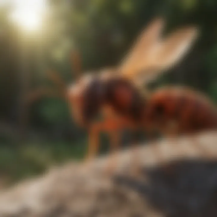 Red wasp prevention techniques