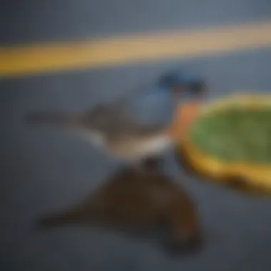 Reflective Tape as a Visual Deterrent