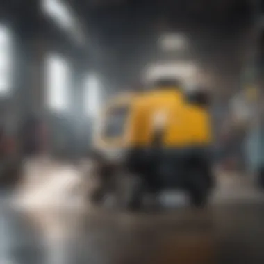 Industrial Applications of Steam Cleaners Steam cleaner in action within an industrial setting