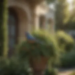 Bird Repellent Plant in Garden