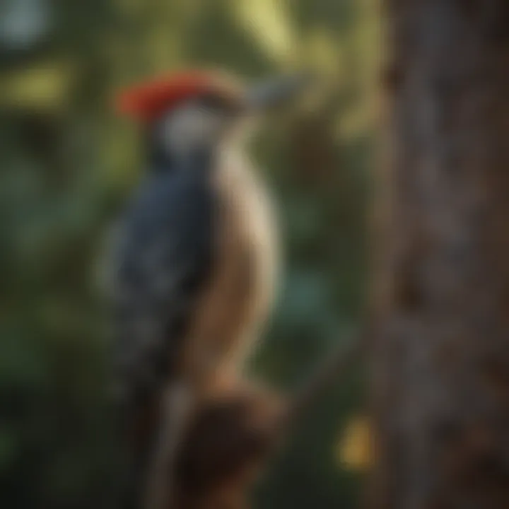 Residential property utilizing woodpecker deterrent technology