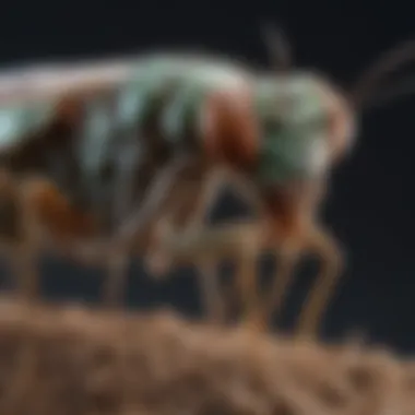 Mantis Fly Predatory Behavior