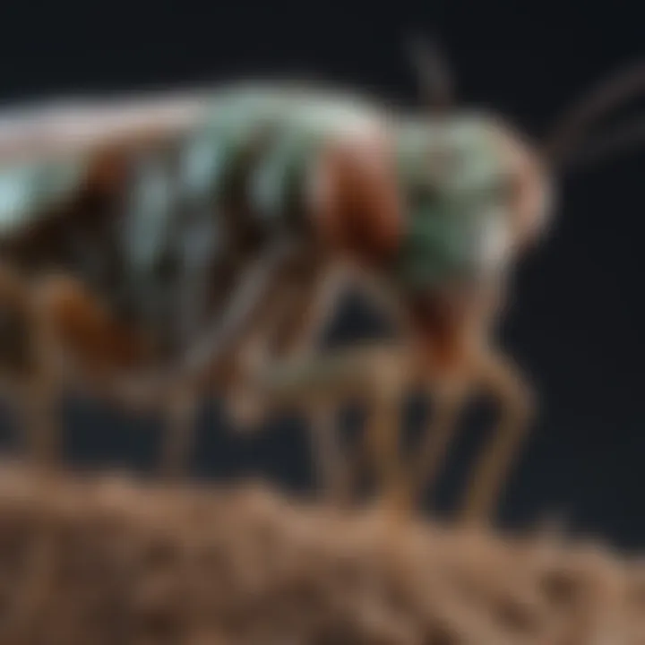 Mantis Fly Predatory Behavior