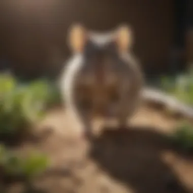 Rodent Repellent Efficacy Rodent avoiding area treated with peppermint oil