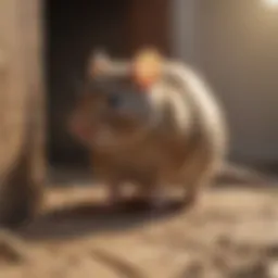 Illustration showing rodent-proofing materials for property protection