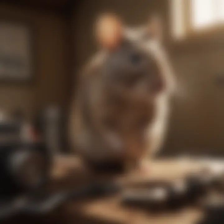 Professional Rodent Exterminator at Work Rodent Exterminator in Action