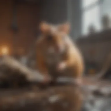 Impact of Rodent Infestation on Health and Safety Illustration showcasing rodent infestation consequences on health and safety